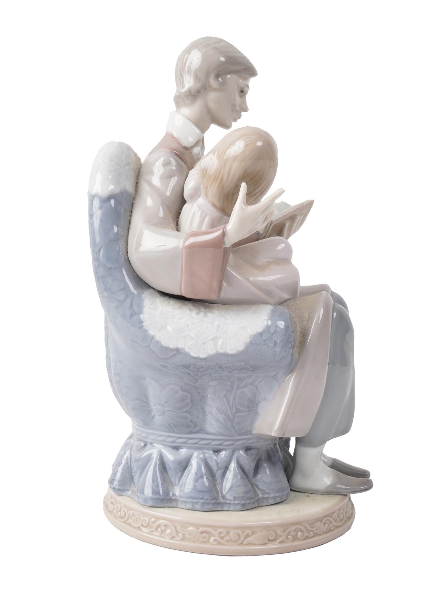 RARE VINTAGE LLADRO PORCELAIN DADDYS GIRL FIGURE PIC-3